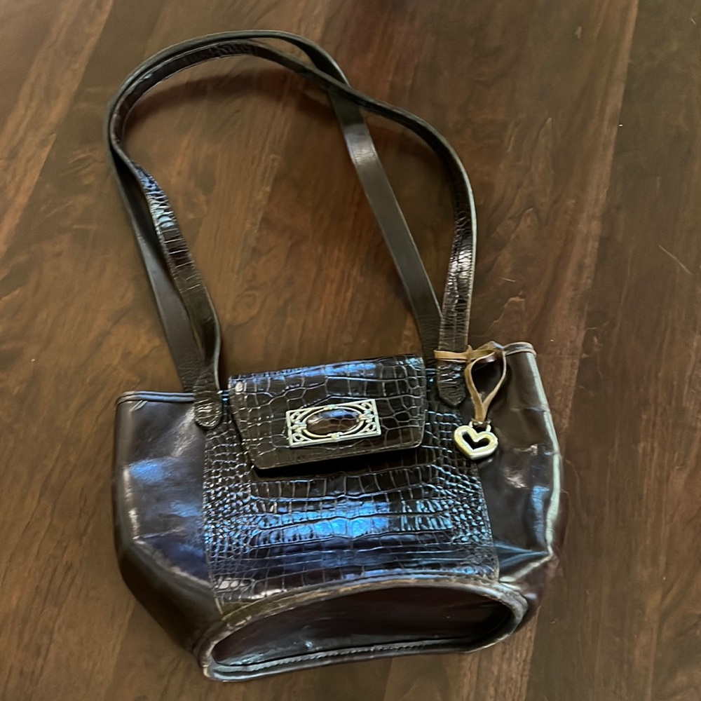Brighton Brown Leather Purse with Straps